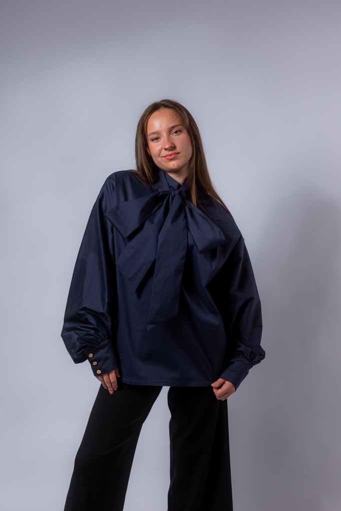 Bluse mit Schluppe Mavea