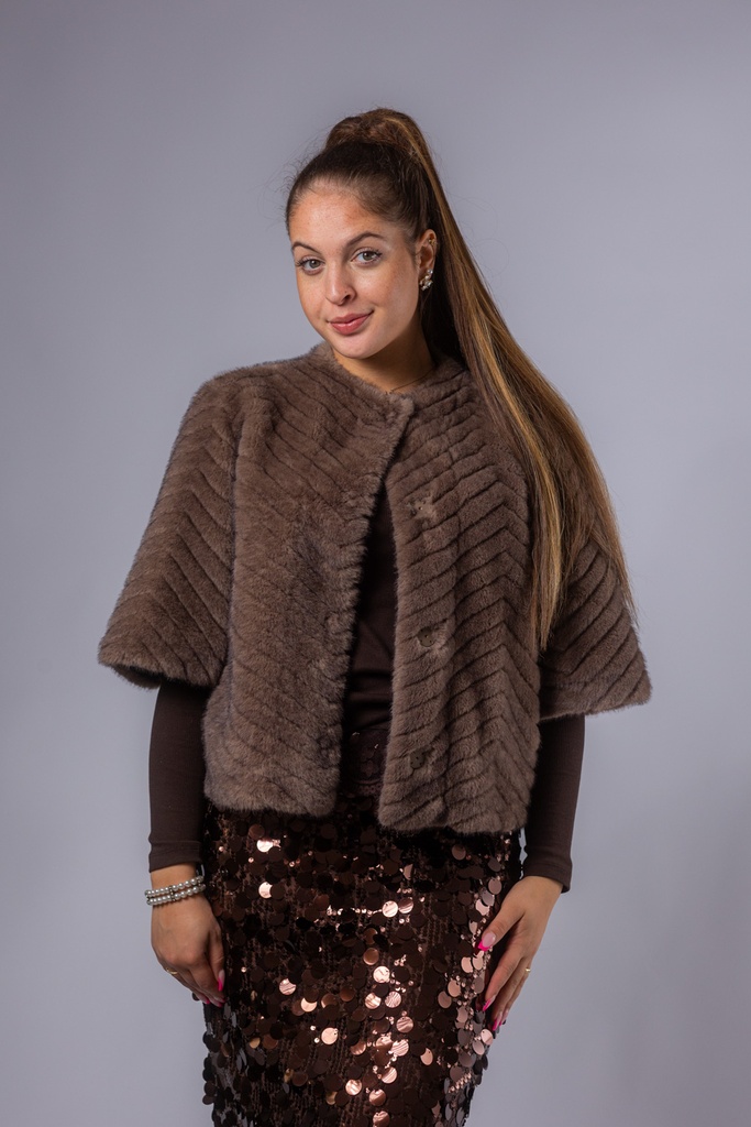 Webpelzjacke 3/4 Arm